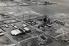 創業当時の千葉工場（昭和40年代）